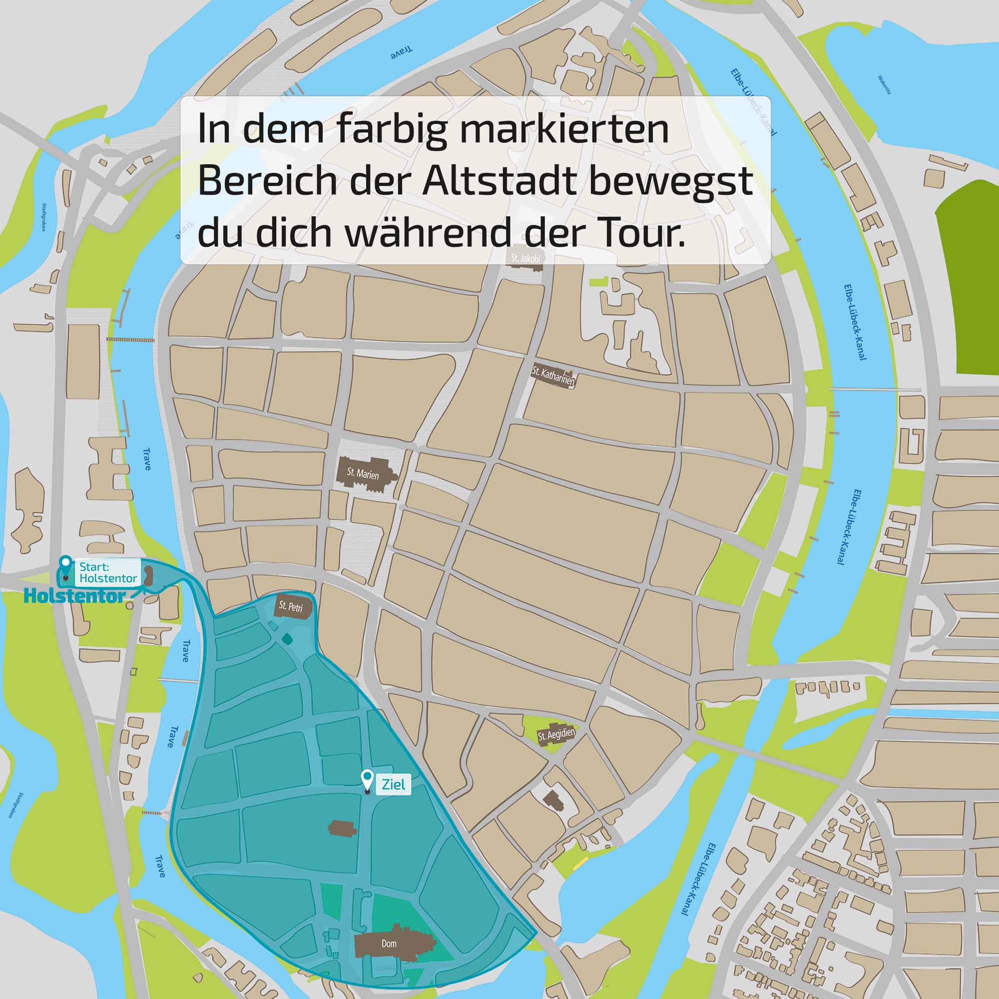 Lübecker Altstadtplan