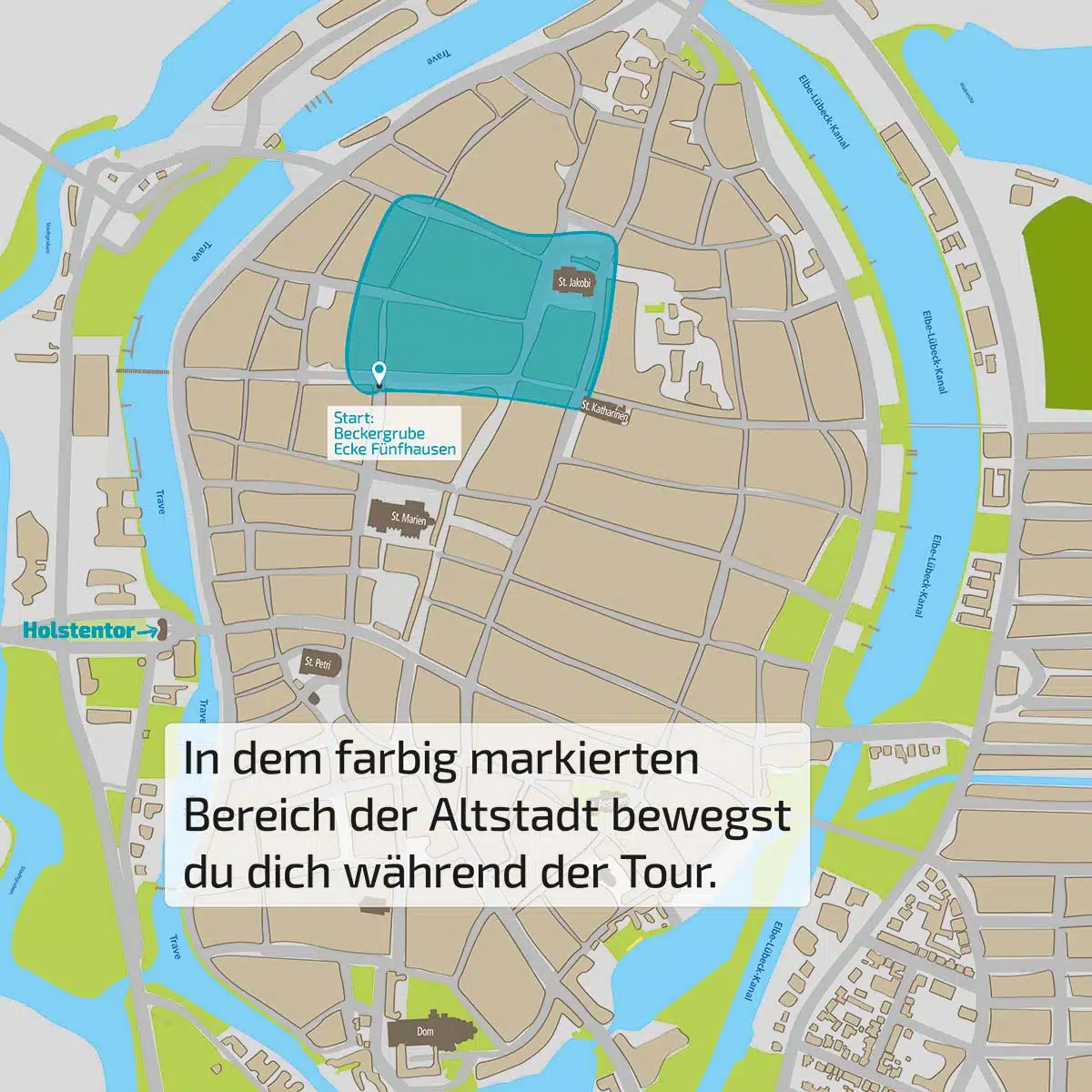 Schnitzeljagd rund um St. Jakobi - Bereich